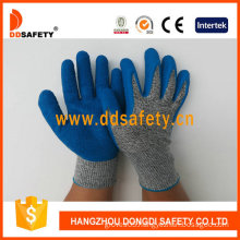 Anti Cut High Performance Safety Gloves, Latex Coated on Palm (DCR310)